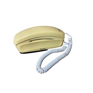 Southwestern Bell System Trimline Touchtone Phone 2-Tone Yellow White Working